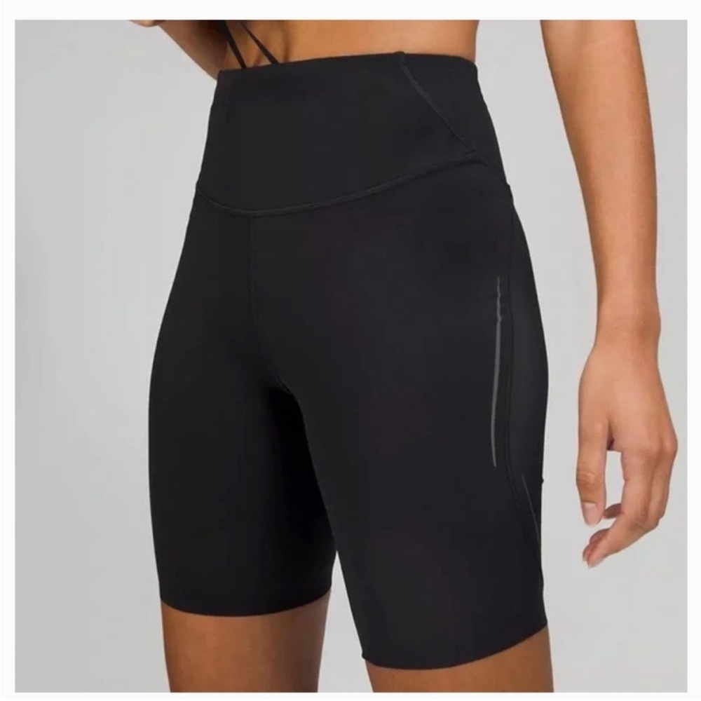 LULULEMON black Base Pace HR Short 8" *Reflective